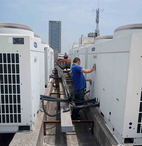 栾城中央空调制热和不制冷系统维修方法